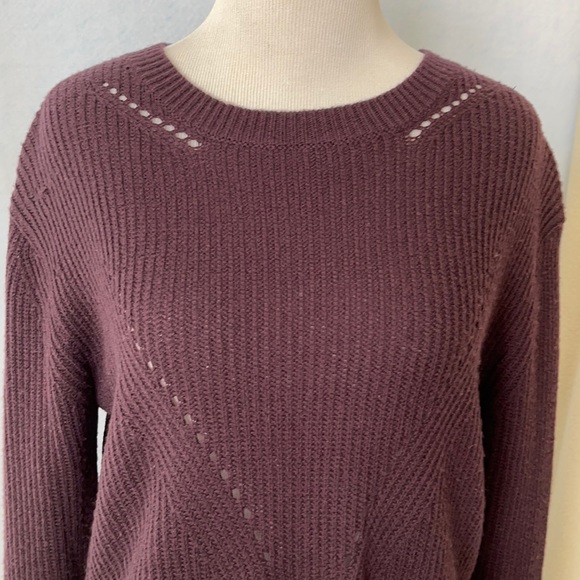 Lululemon Plum Purple Ribbed Knit Sweater - Picture 2 of 12